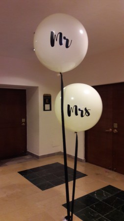 Globos Mr & Mrs